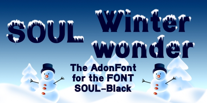 Soul Winterwonder font preview