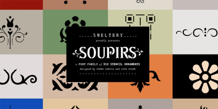 Soupirs font preview