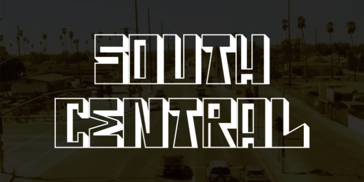 South Central font preview