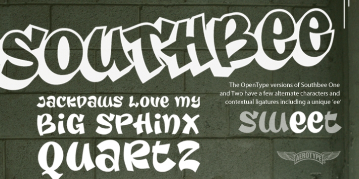 Southbee font preview