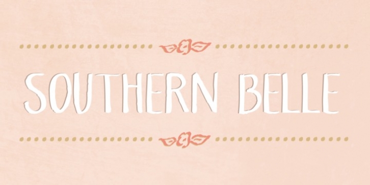 Southern Belle font preview