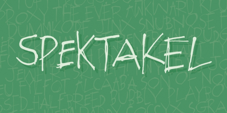 Spektakel font preview