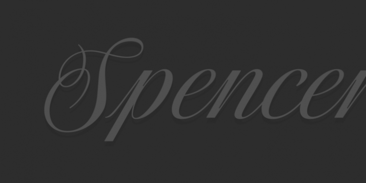Spencerio font preview