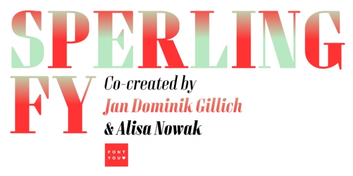 Sperling FY font preview