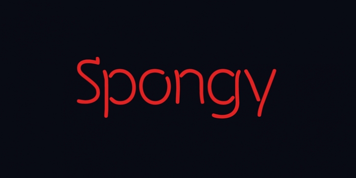 Spongy font preview