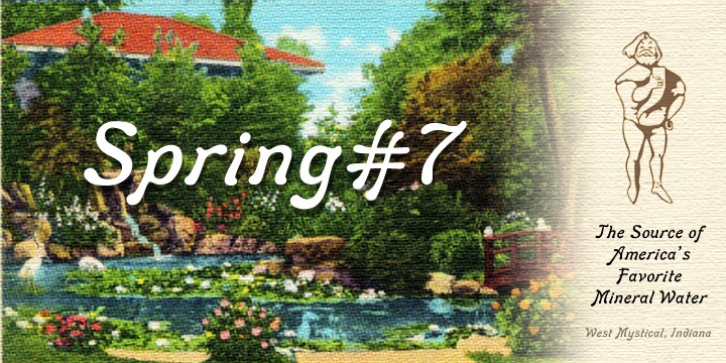 Spring#7 font preview