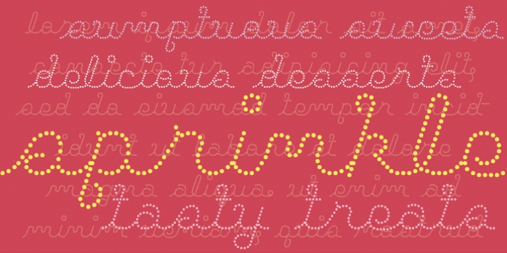 Sprinkle font preview