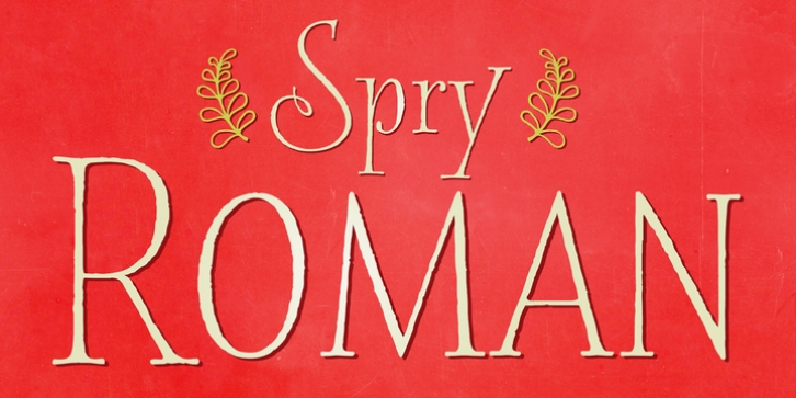 Spry Roman font preview