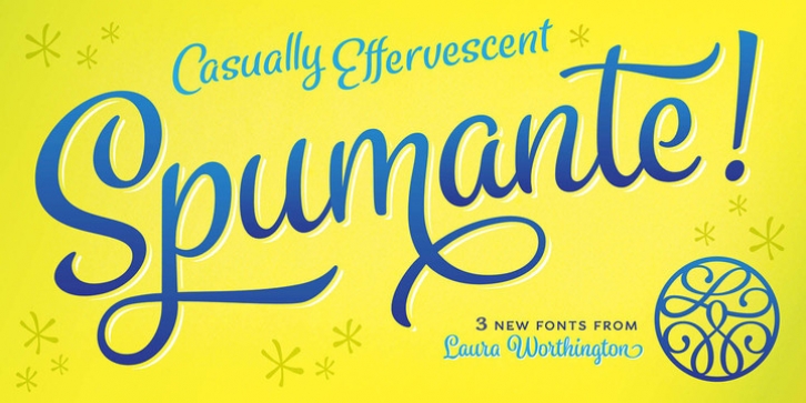 Spumante font preview