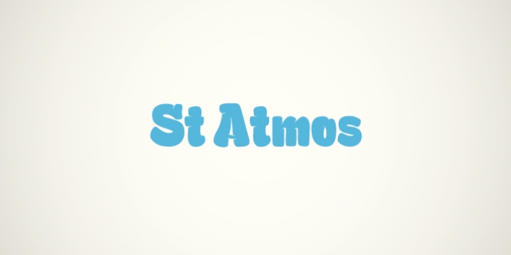 St Atmos font preview