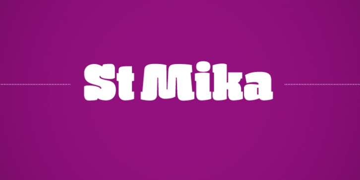 St Mika font preview