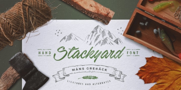 Stackyard font preview