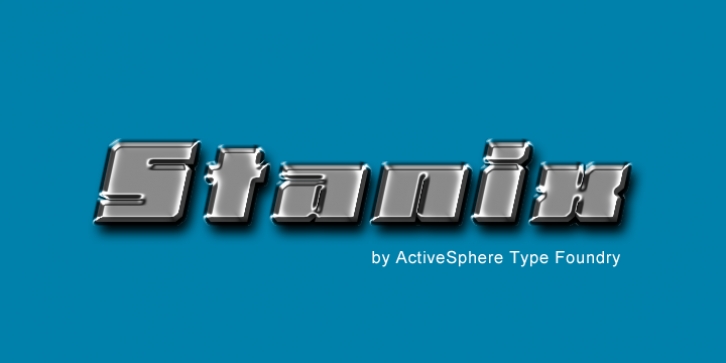 Stanix font preview