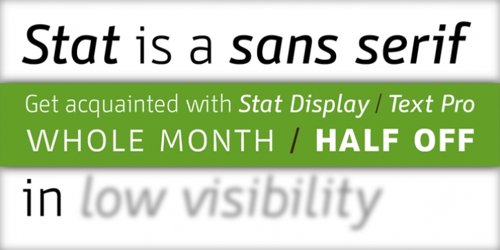 Stat Display Pro font preview