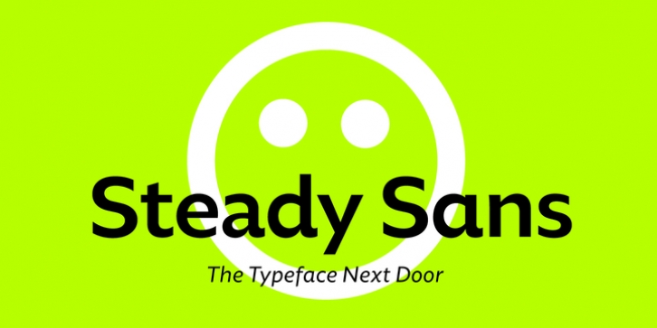 Steady Sans font preview