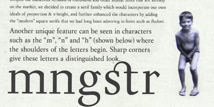 Steinburg Modern font preview