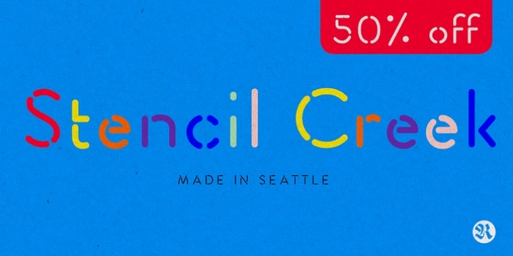 Stencil Creek font preview