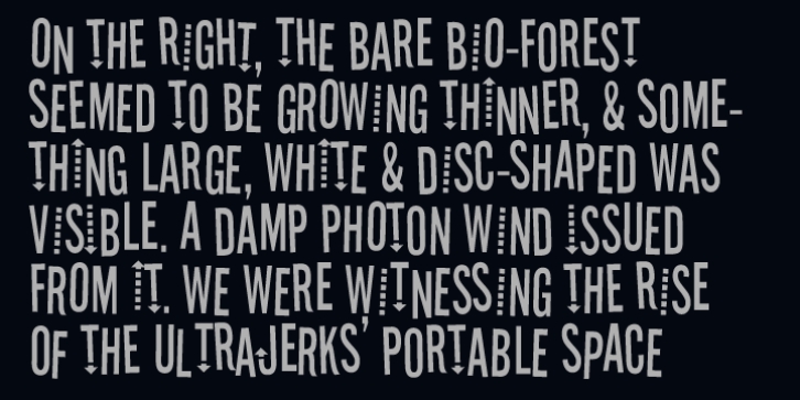 Stereofidelic font preview