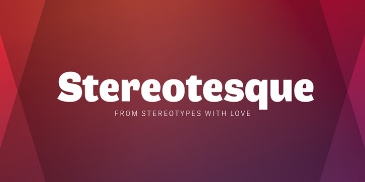 Stereotesque font preview