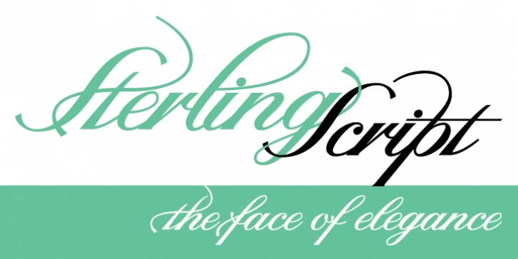 Sterling Script font preview