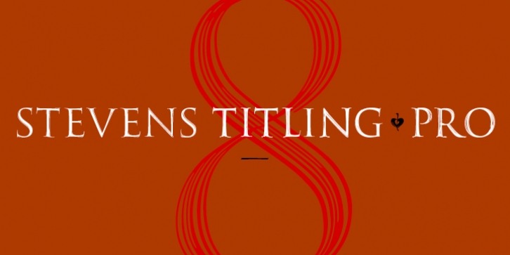 Stevens Titling font preview