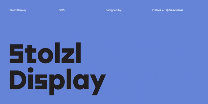 Stolzl Display font preview