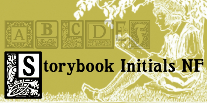 Storybook Initials NF font preview