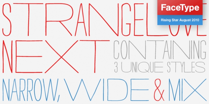 Strangelove Next font preview