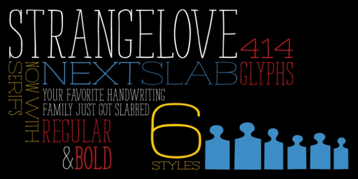 Strangelove NextSlab font preview