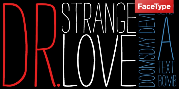 Strangelove font preview