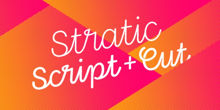 Stratic Script font preview