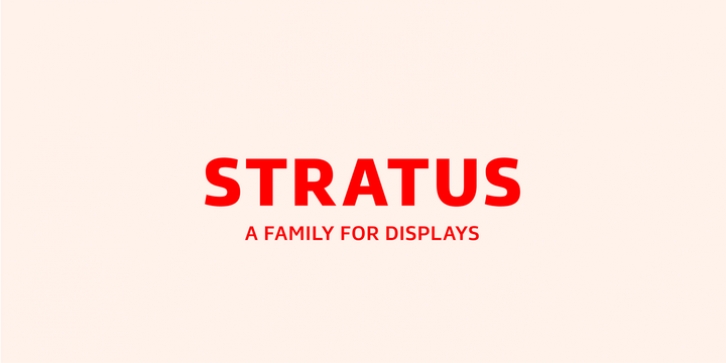 Stratus font preview