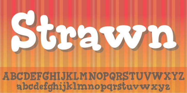 Strawn font preview