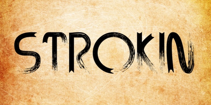 STROKIN font preview