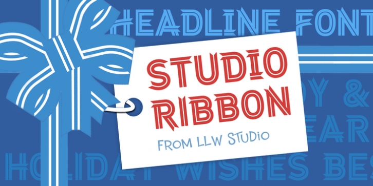 Studio Ribbon font preview