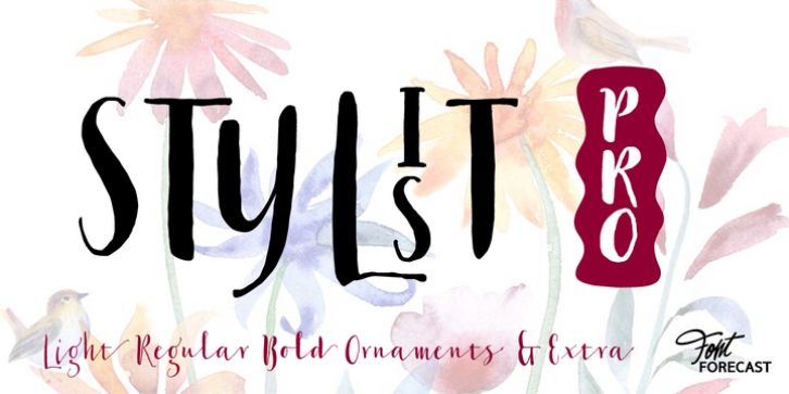 Stylist Pro font preview