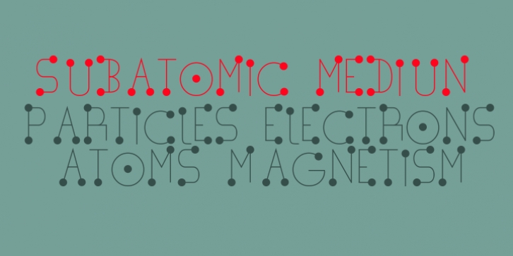 Subatomic font preview