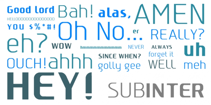 Subinter font preview