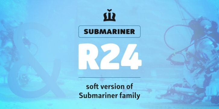 Submariner R24 font preview