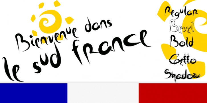 Sud France font preview