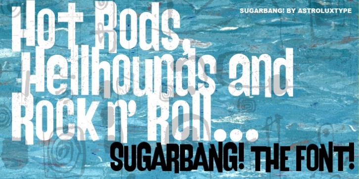 Sugarbang font preview