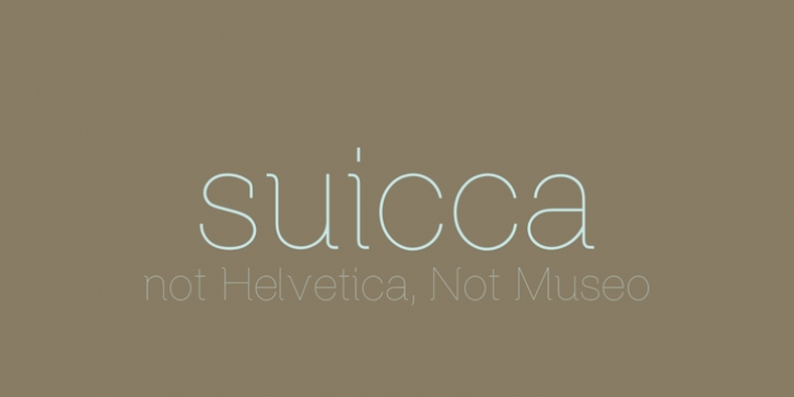 Suicca font preview