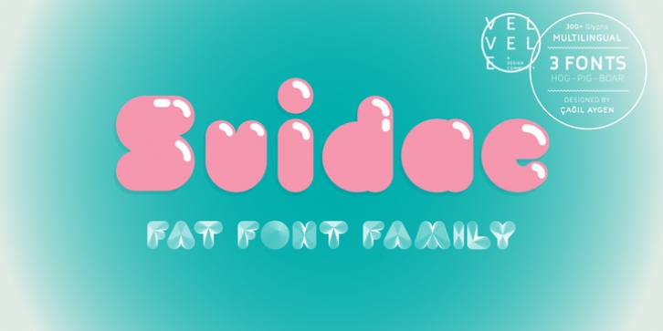 Suidae font preview