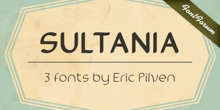 Sultania font preview
