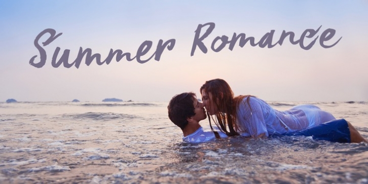 Summer Romance font preview