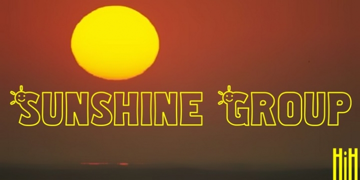 Sunshine Group font preview