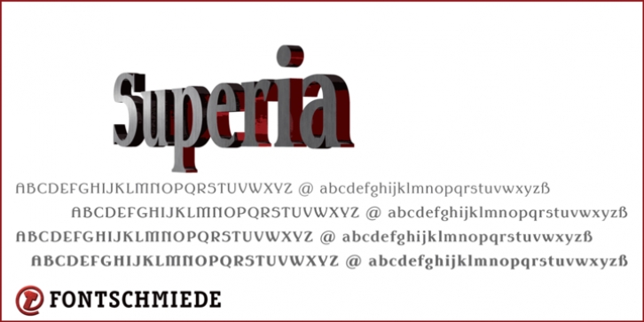 Superia font preview