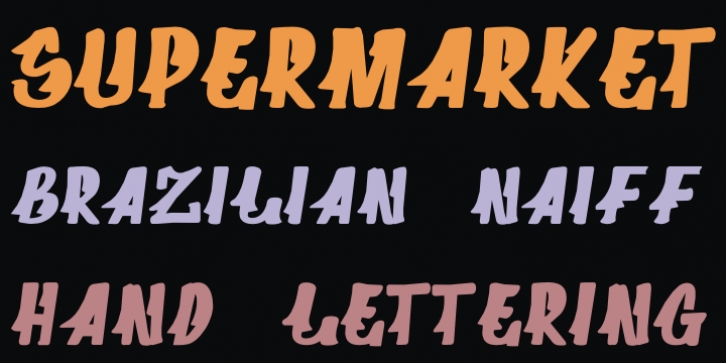 Supermarket font preview