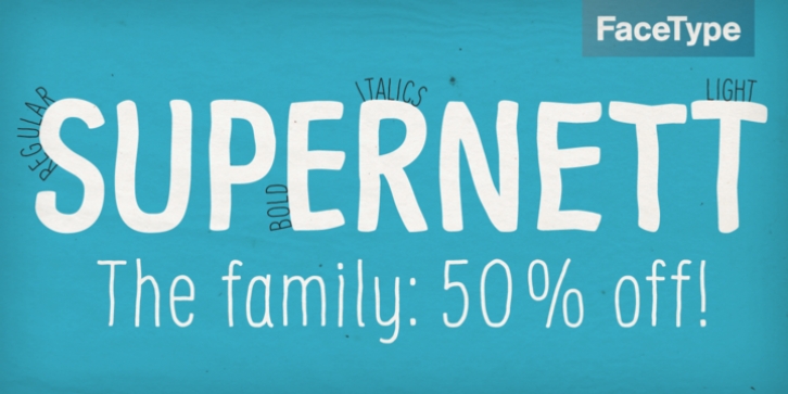 Supernett cn font preview