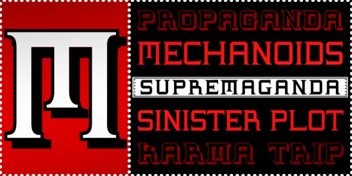 Supremaganda BTN font preview